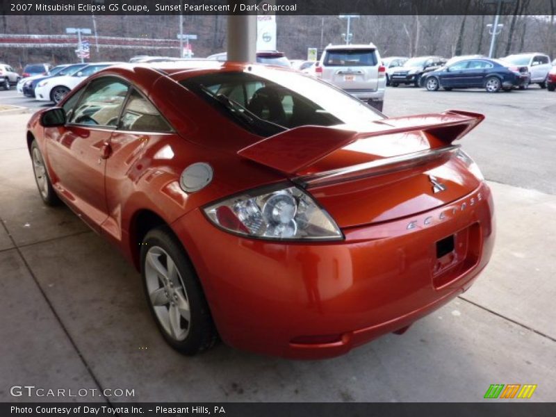 Sunset Pearlescent / Dark Charcoal 2007 Mitsubishi Eclipse GS Coupe