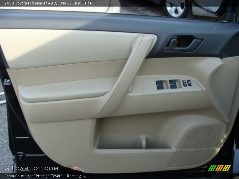 Black / Sand Beige 2008 Toyota Highlander 4WD