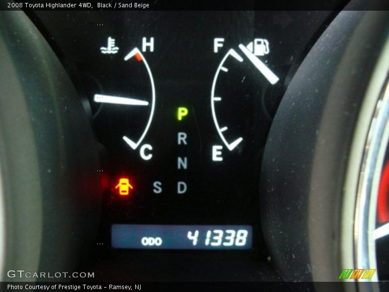 Black / Sand Beige 2008 Toyota Highlander 4WD