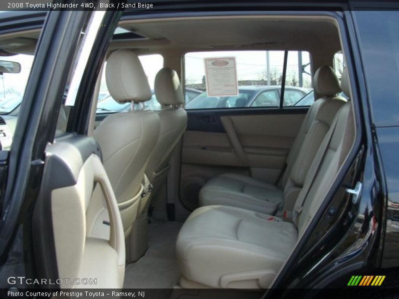 Black / Sand Beige 2008 Toyota Highlander 4WD