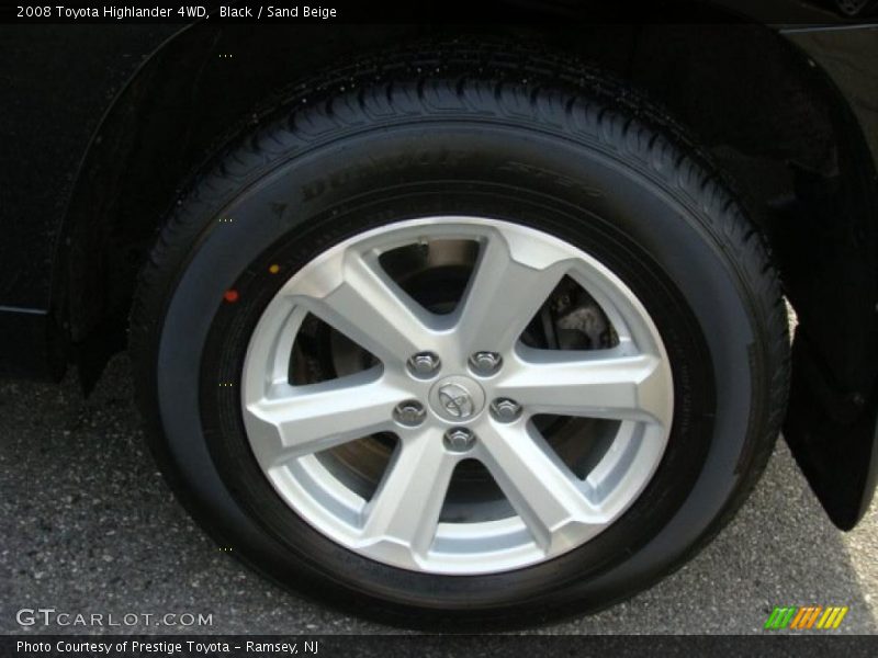 Black / Sand Beige 2008 Toyota Highlander 4WD