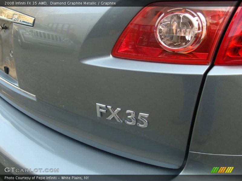 Diamond Graphite Metallic / Graphite 2008 Infiniti FX 35 AWD