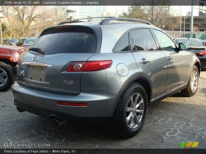 Diamond Graphite Metallic / Graphite 2008 Infiniti FX 35 AWD