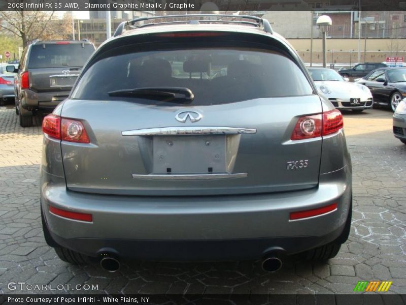 Diamond Graphite Metallic / Graphite 2008 Infiniti FX 35 AWD