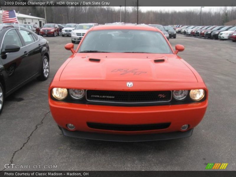 HEMI Orange / Dark Slate Gray 2009 Dodge Challenger R/T