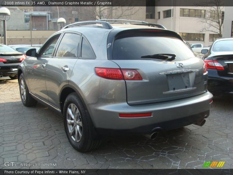 Diamond Graphite Metallic / Graphite 2008 Infiniti FX 35 AWD