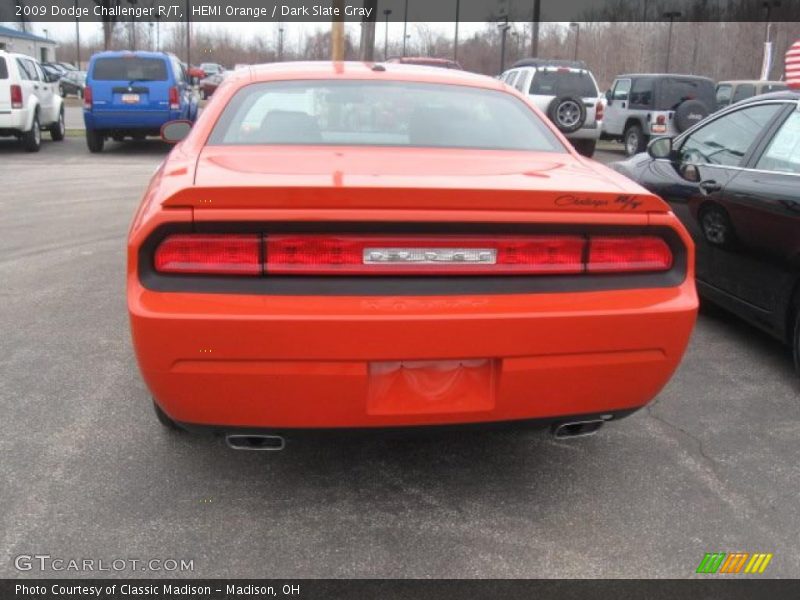 HEMI Orange / Dark Slate Gray 2009 Dodge Challenger R/T