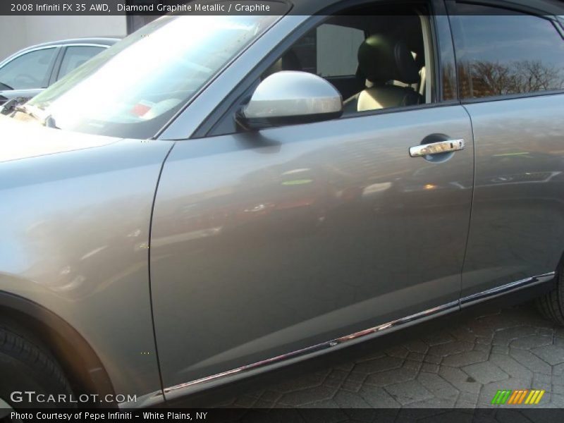 Diamond Graphite Metallic / Graphite 2008 Infiniti FX 35 AWD