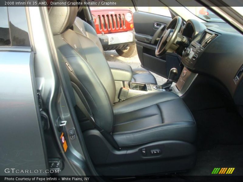 Diamond Graphite Metallic / Graphite 2008 Infiniti FX 35 AWD