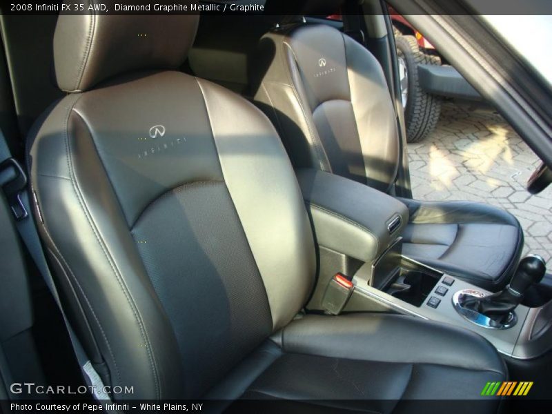 Diamond Graphite Metallic / Graphite 2008 Infiniti FX 35 AWD