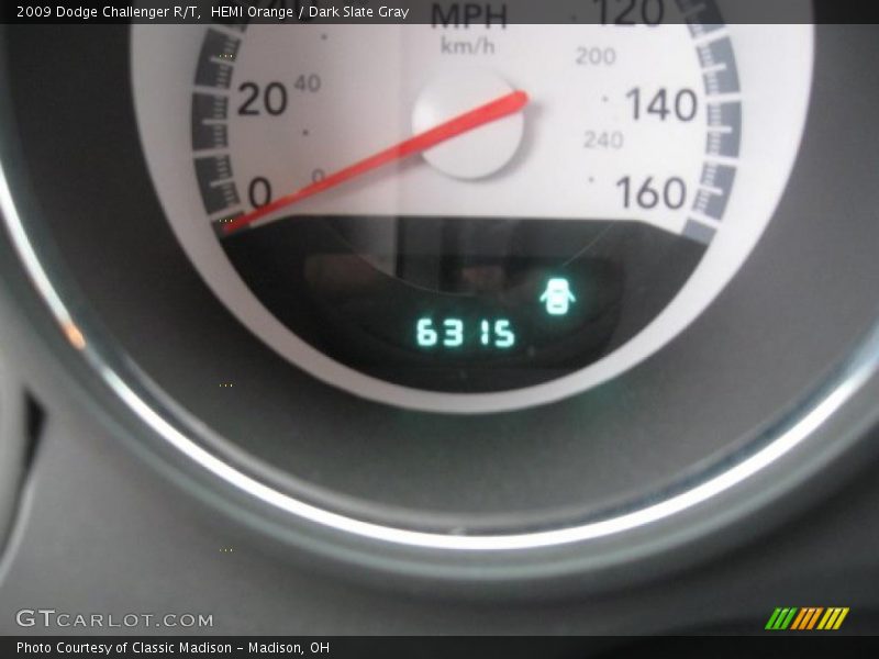 HEMI Orange / Dark Slate Gray 2009 Dodge Challenger R/T