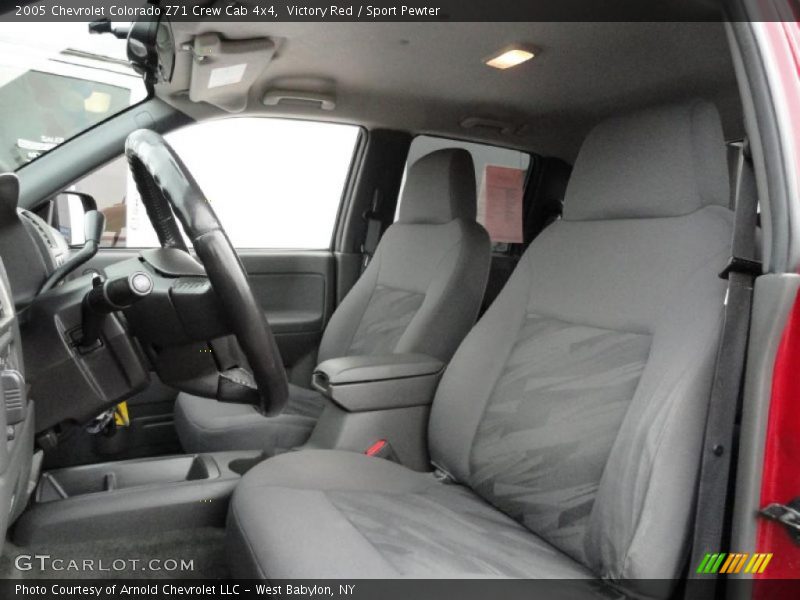 Victory Red / Sport Pewter 2005 Chevrolet Colorado Z71 Crew Cab 4x4