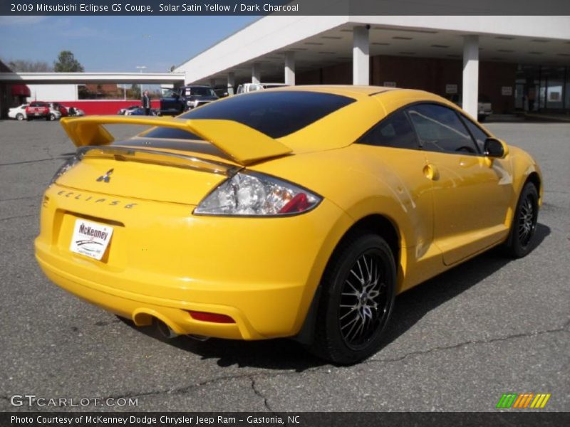 Solar Satin Yellow / Dark Charcoal 2009 Mitsubishi Eclipse GS Coupe