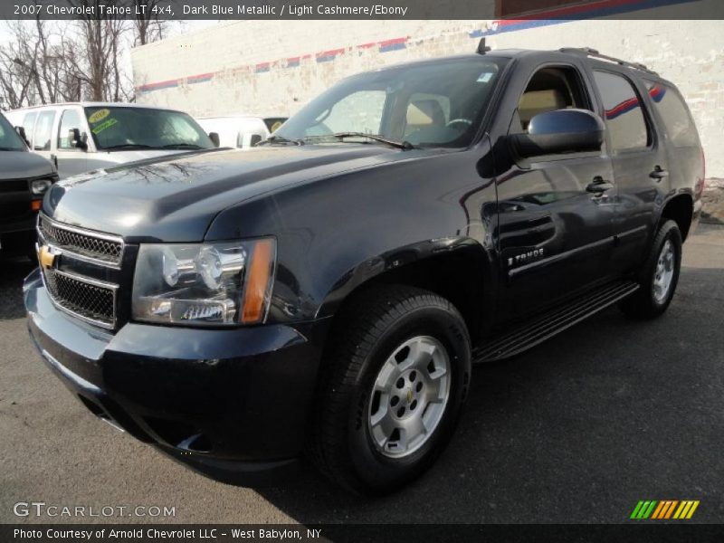 Dark Blue Metallic / Light Cashmere/Ebony 2007 Chevrolet Tahoe LT 4x4
