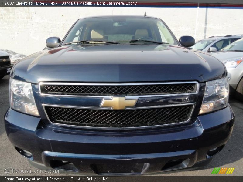 Dark Blue Metallic / Light Cashmere/Ebony 2007 Chevrolet Tahoe LT 4x4