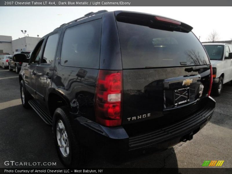 Dark Blue Metallic / Light Cashmere/Ebony 2007 Chevrolet Tahoe LT 4x4