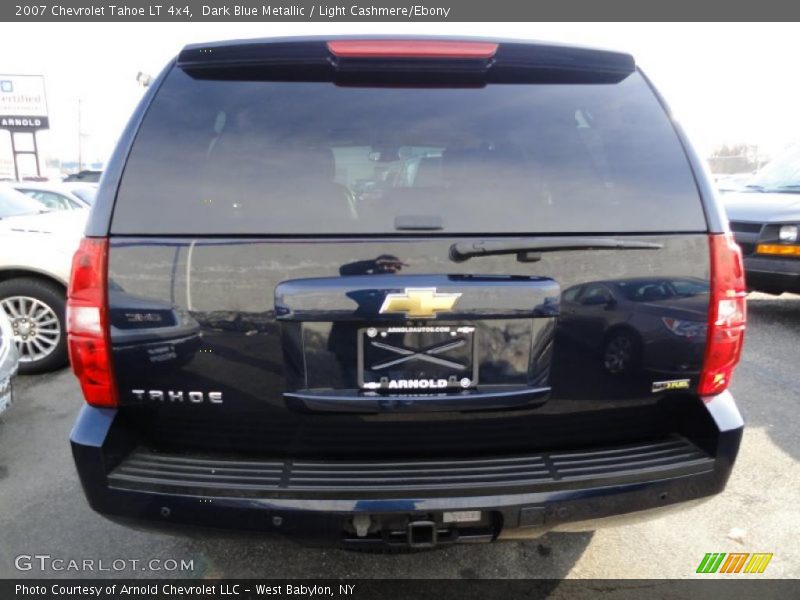 Dark Blue Metallic / Light Cashmere/Ebony 2007 Chevrolet Tahoe LT 4x4