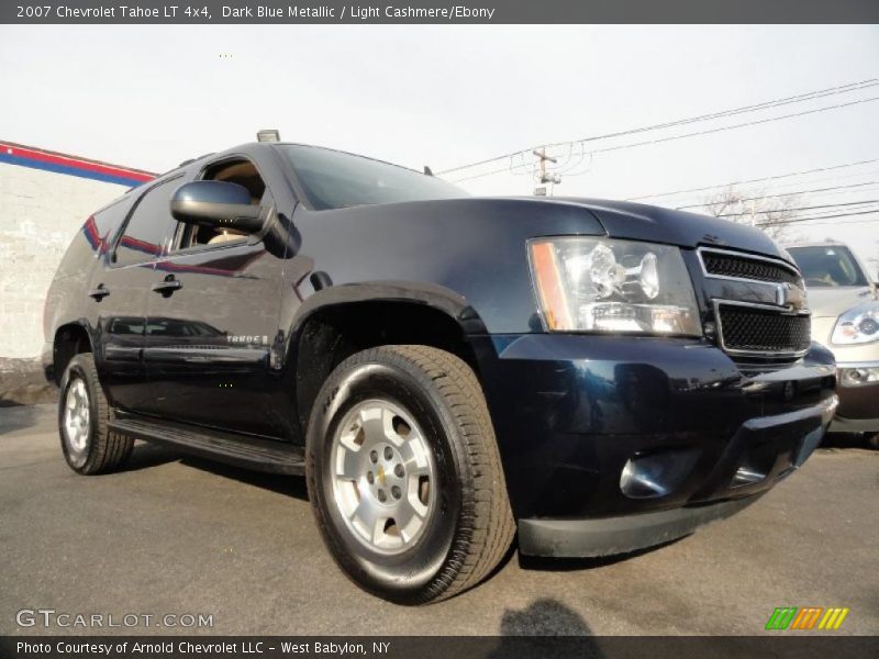 Dark Blue Metallic / Light Cashmere/Ebony 2007 Chevrolet Tahoe LT 4x4