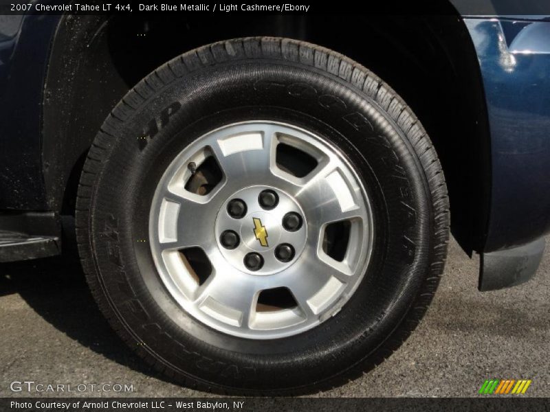 Dark Blue Metallic / Light Cashmere/Ebony 2007 Chevrolet Tahoe LT 4x4