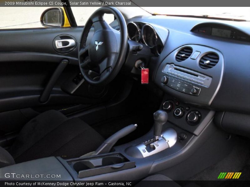 Solar Satin Yellow / Dark Charcoal 2009 Mitsubishi Eclipse GS Coupe