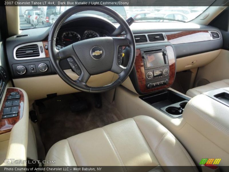 Dark Blue Metallic / Light Cashmere/Ebony 2007 Chevrolet Tahoe LT 4x4