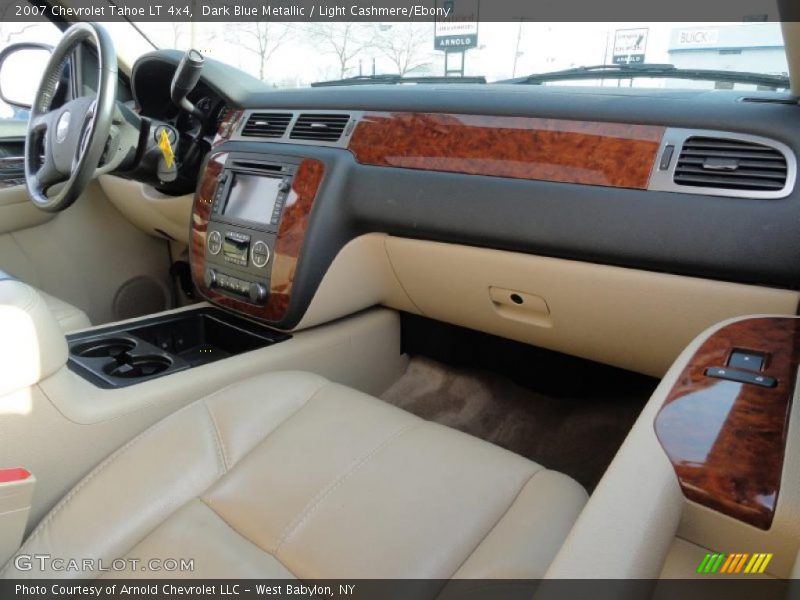 Dark Blue Metallic / Light Cashmere/Ebony 2007 Chevrolet Tahoe LT 4x4