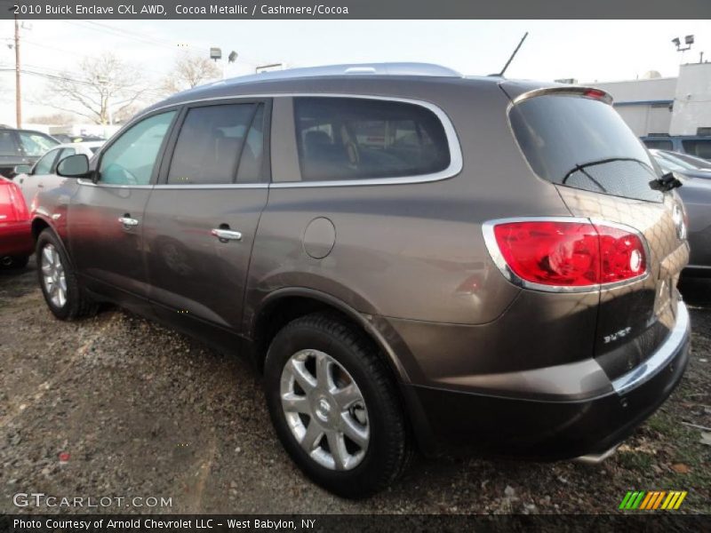 Cocoa Metallic / Cashmere/Cocoa 2010 Buick Enclave CXL AWD