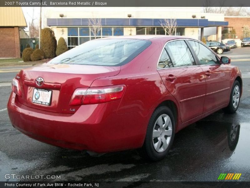 Barcelona Red Metallic / Bisque 2007 Toyota Camry LE