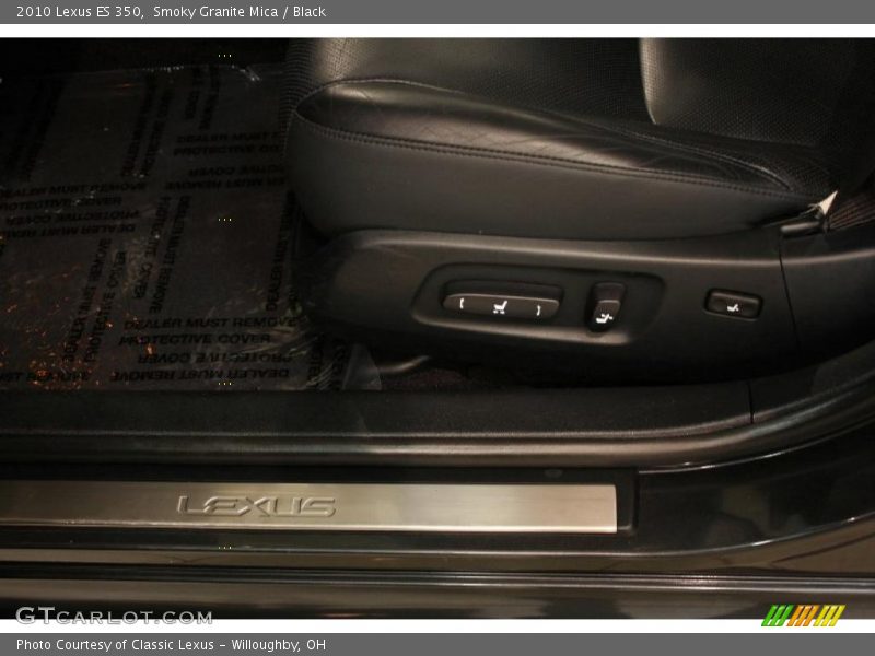 Smoky Granite Mica / Black 2010 Lexus ES 350
