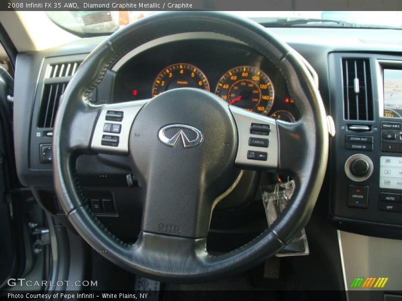 Diamond Graphite Metallic / Graphite 2008 Infiniti FX 35 AWD