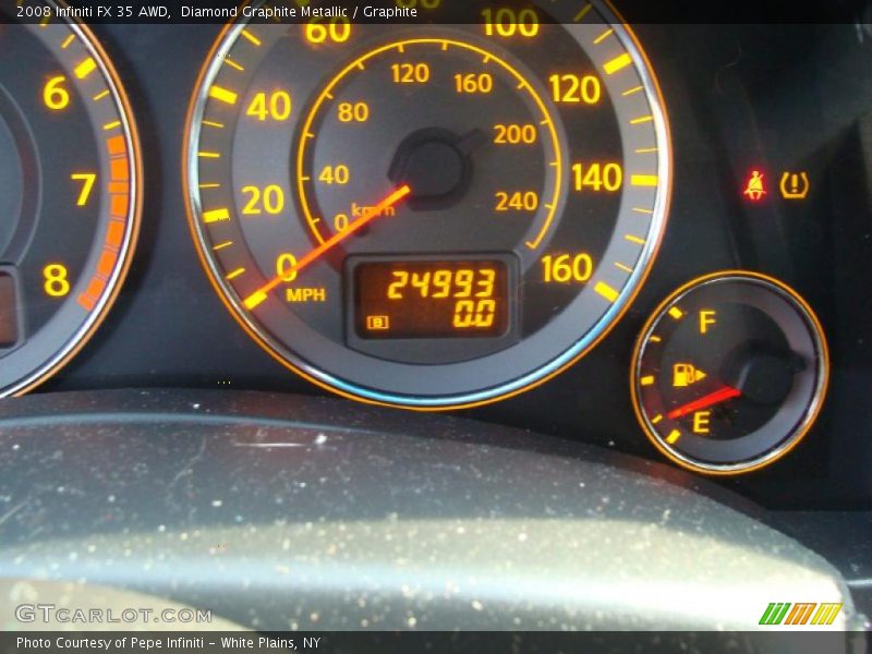 Diamond Graphite Metallic / Graphite 2008 Infiniti FX 35 AWD