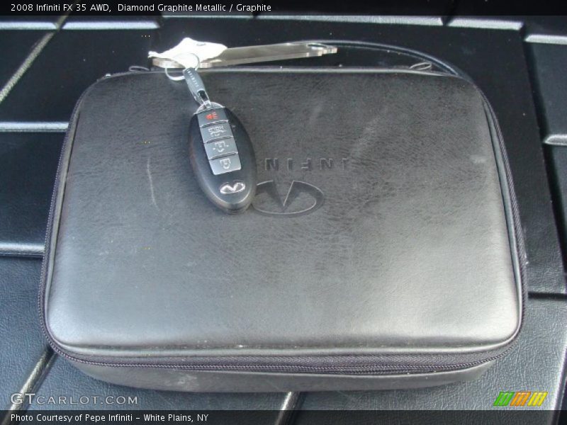 Diamond Graphite Metallic / Graphite 2008 Infiniti FX 35 AWD