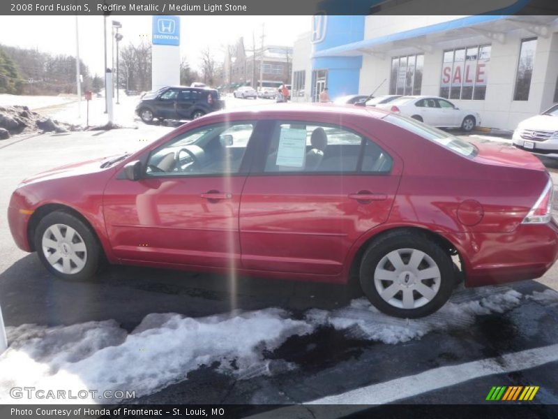 Redfire Metallic / Medium Light Stone 2008 Ford Fusion S