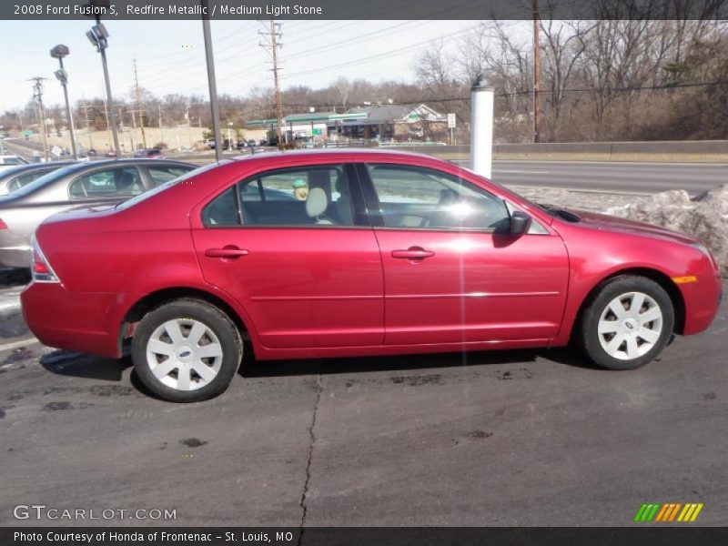 Redfire Metallic / Medium Light Stone 2008 Ford Fusion S
