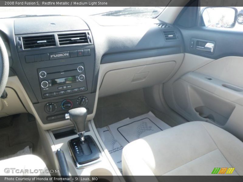 Redfire Metallic / Medium Light Stone 2008 Ford Fusion S