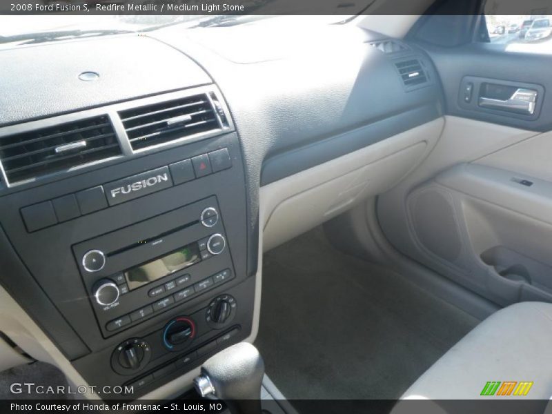 Redfire Metallic / Medium Light Stone 2008 Ford Fusion S