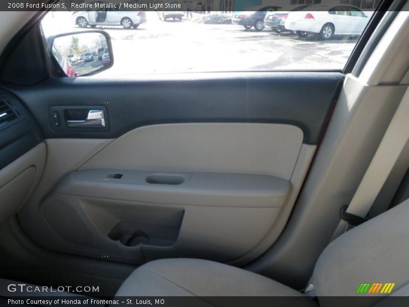 Redfire Metallic / Medium Light Stone 2008 Ford Fusion S