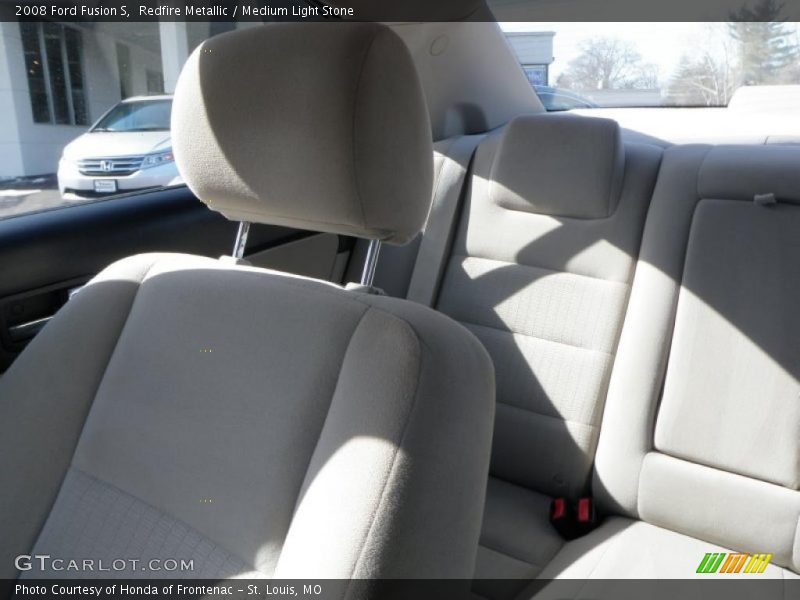Redfire Metallic / Medium Light Stone 2008 Ford Fusion S