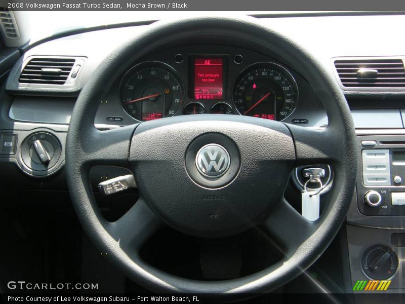 Mocha Brown / Black 2008 Volkswagen Passat Turbo Sedan