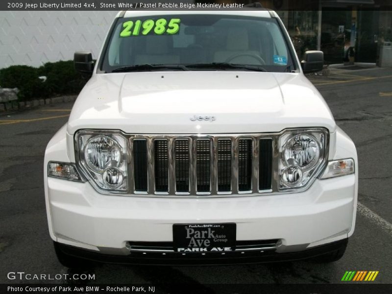Stone White / Pastel Pebble Beige Mckinley Leather 2009 Jeep Liberty Limited 4x4