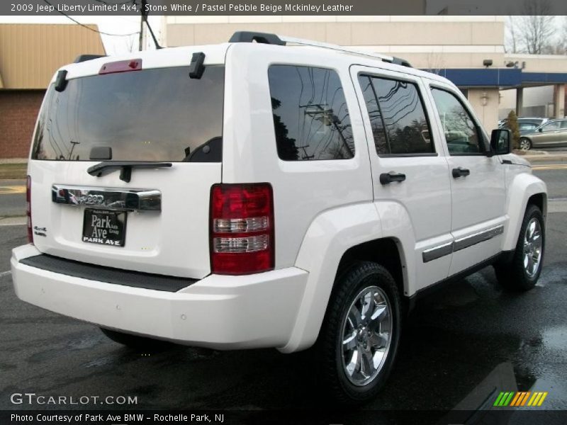 Stone White / Pastel Pebble Beige Mckinley Leather 2009 Jeep Liberty Limited 4x4