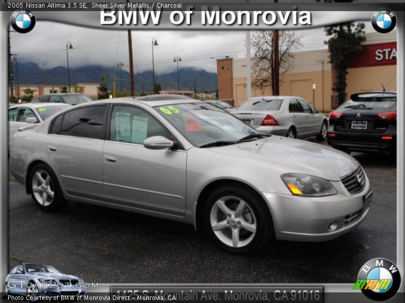 Sheer Silver Metallic / Charcoal 2005 Nissan Altima 3.5 SE