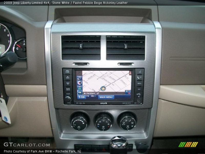 Navigation of 2009 Liberty Limited 4x4