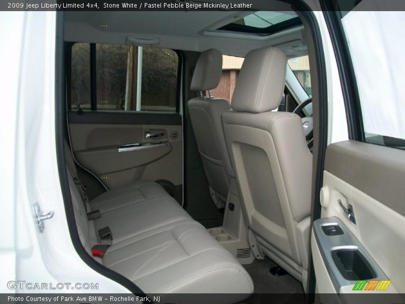 Stone White / Pastel Pebble Beige Mckinley Leather 2009 Jeep Liberty Limited 4x4