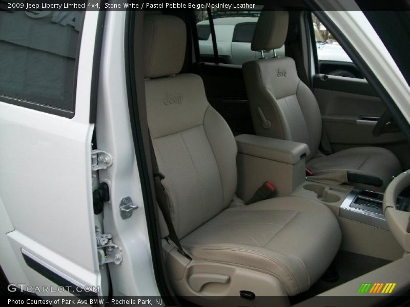 Stone White / Pastel Pebble Beige Mckinley Leather 2009 Jeep Liberty Limited 4x4