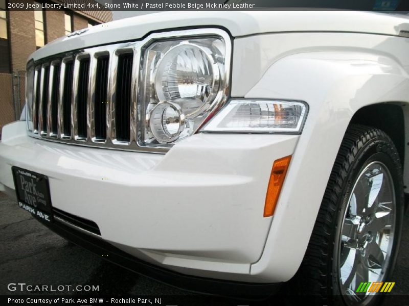 Stone White / Pastel Pebble Beige Mckinley Leather 2009 Jeep Liberty Limited 4x4