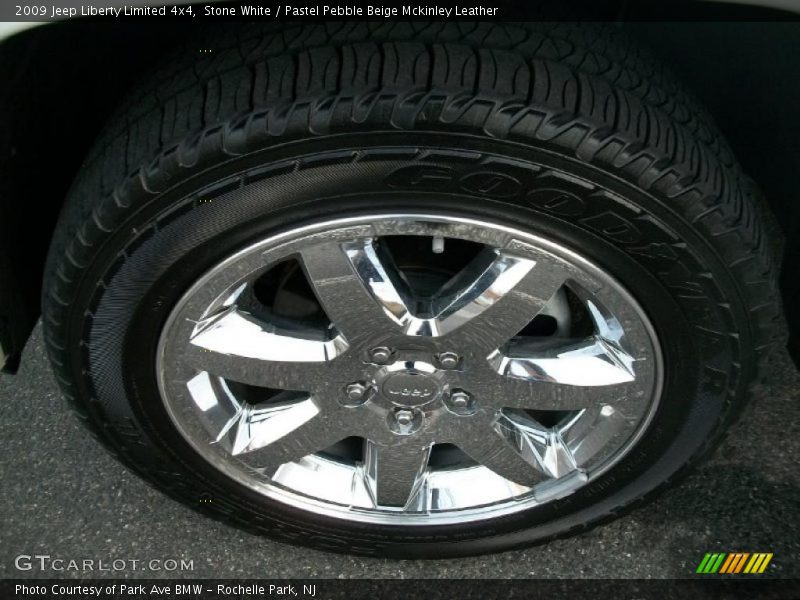 Stone White / Pastel Pebble Beige Mckinley Leather 2009 Jeep Liberty Limited 4x4
