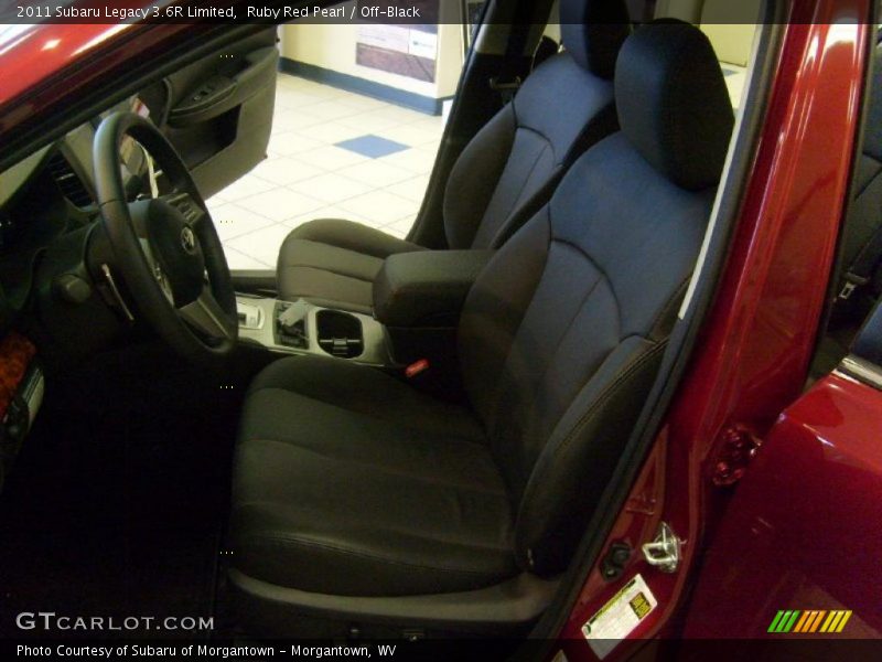 Ruby Red Pearl / Off-Black 2011 Subaru Legacy 3.6R Limited