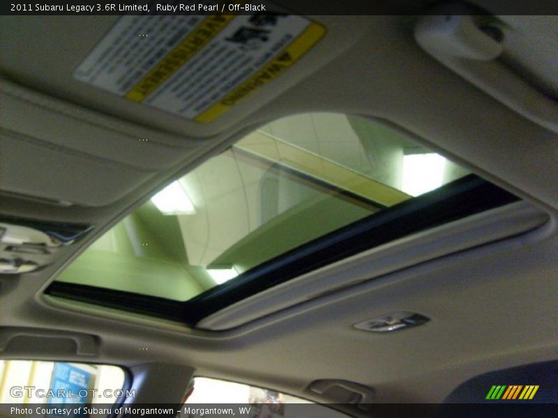 Ruby Red Pearl / Off-Black 2011 Subaru Legacy 3.6R Limited