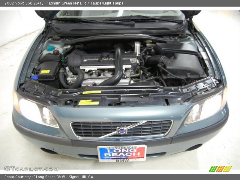 Platinum Green Metallic / Taupe/Light Taupe 2002 Volvo S60 2.4T